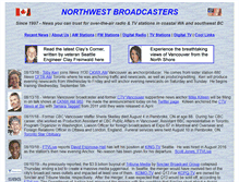 Tablet Screenshot of nwbroadcasters.com